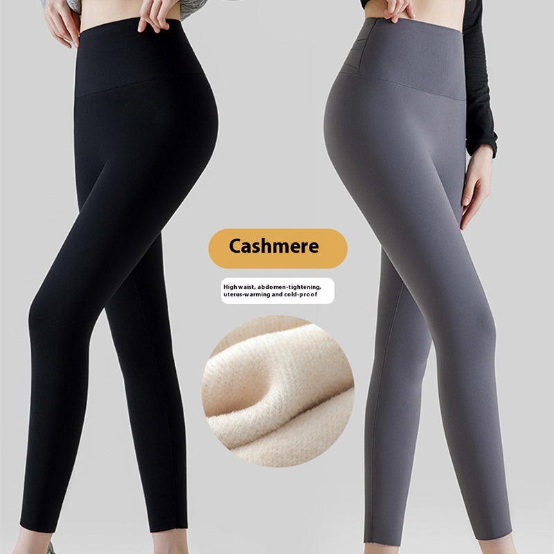 Legging Cachemire Taille Haute Hiver.