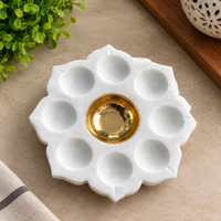 Traditional Marble Diya Stand | Handcrafted By Stonex Handicrafts