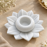 Traditional Marble Diya Stand | Handcrafted By Stonex Handicrafts