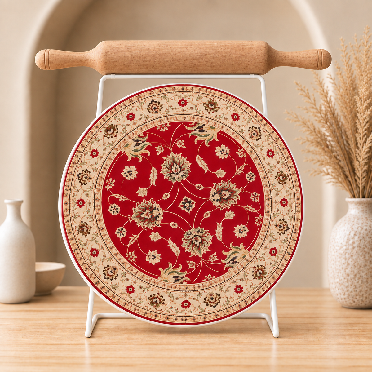Traditional Marble Chakla Belan Set – Premium Kitchen Collection