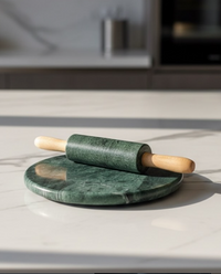 Traditional Marble Chakla Belan Set – Premium Kitchen Collection